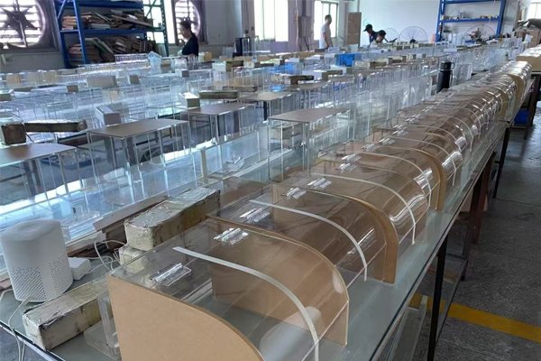 Sample acrylic display products