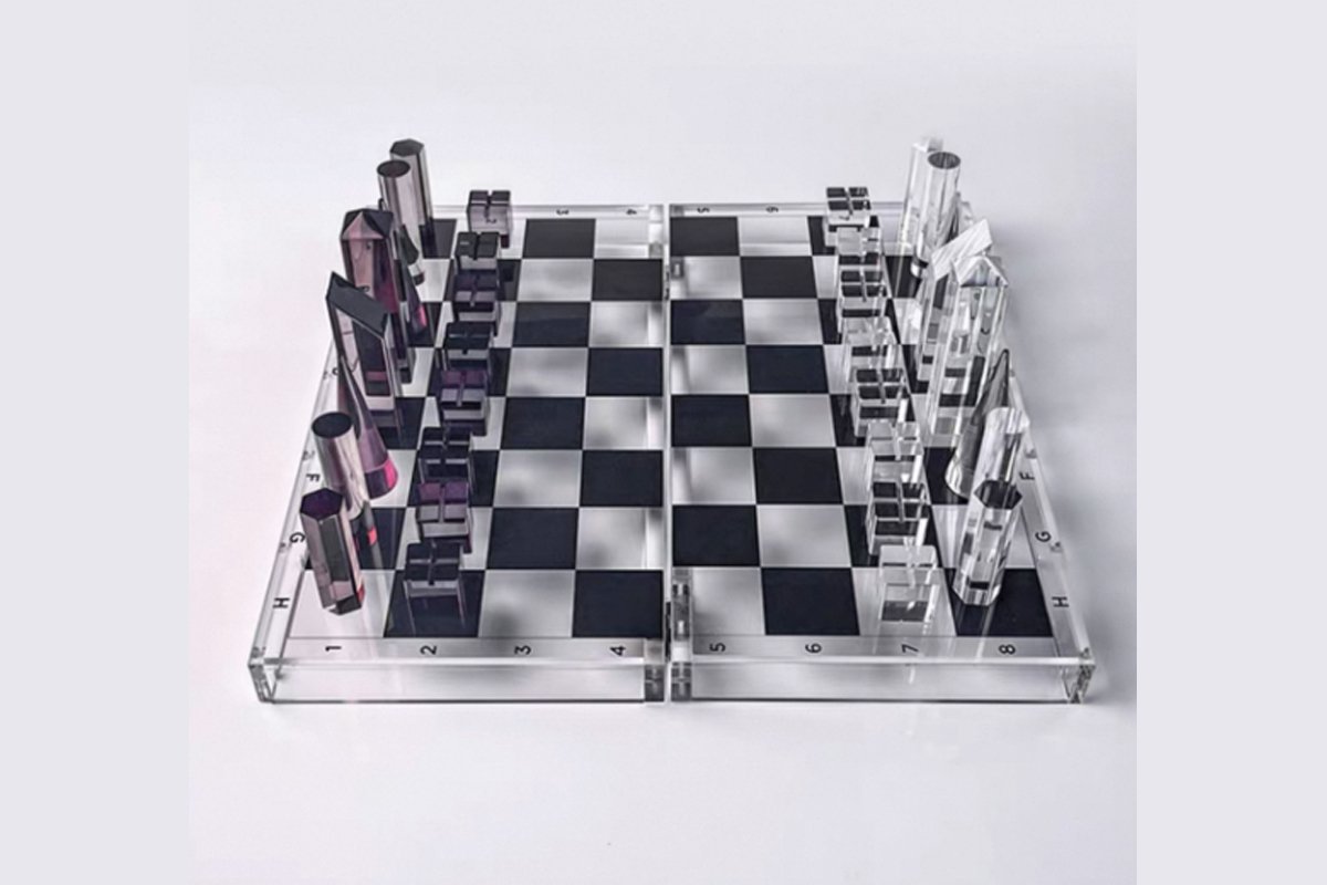 Acrylic game set manufacturing process