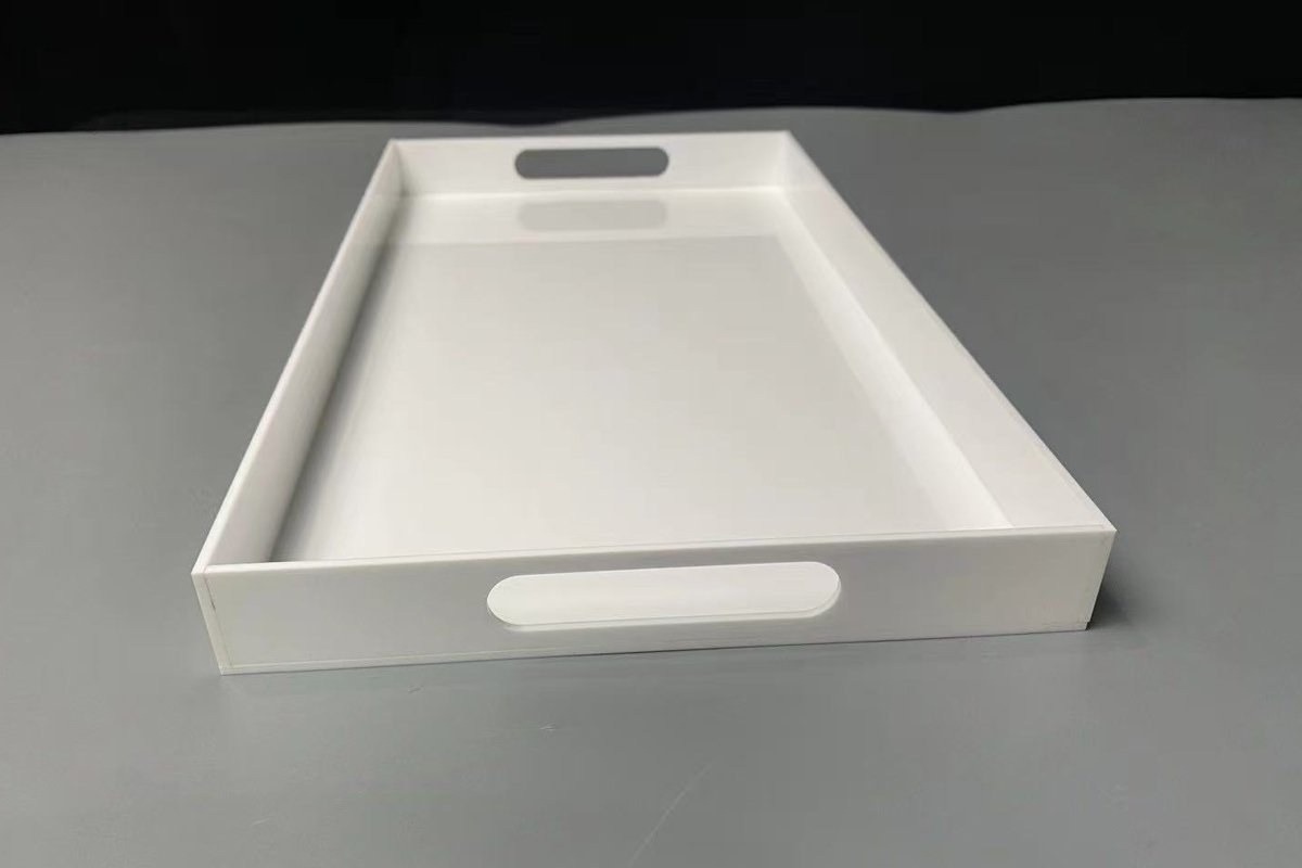 Custom acrylic tray options