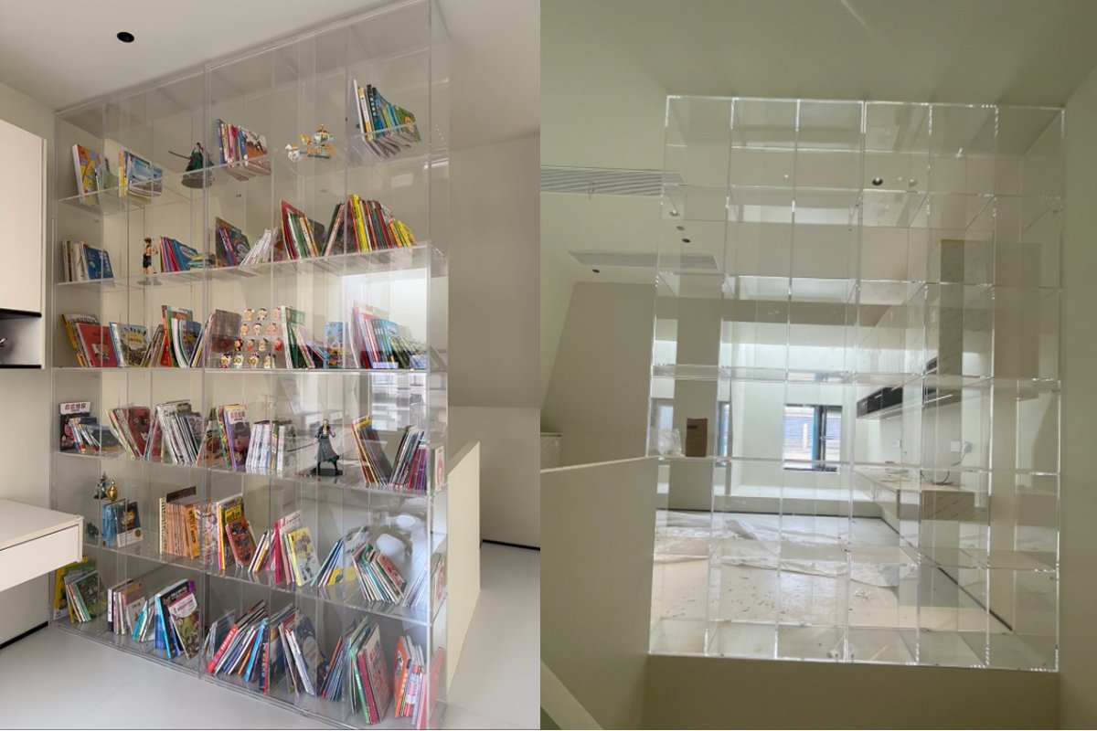 acrylic shelf styling options